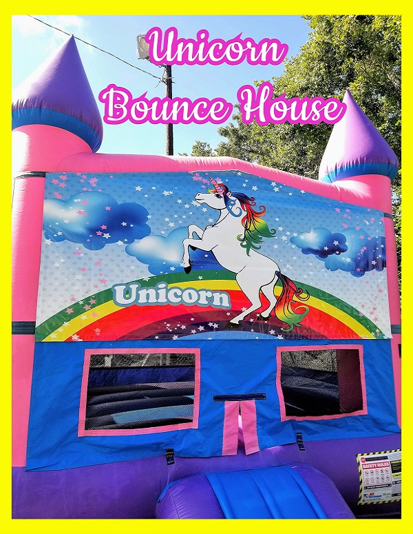 Unicorn Bounce House Water Slide Unicorn Bouncy Castle Rental